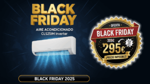 aire acondicionado CLS25IM Black Friday