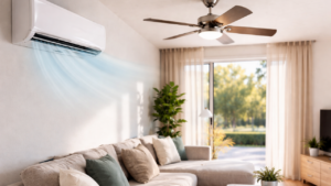 Aire acondicionado vs Ventilador de techo