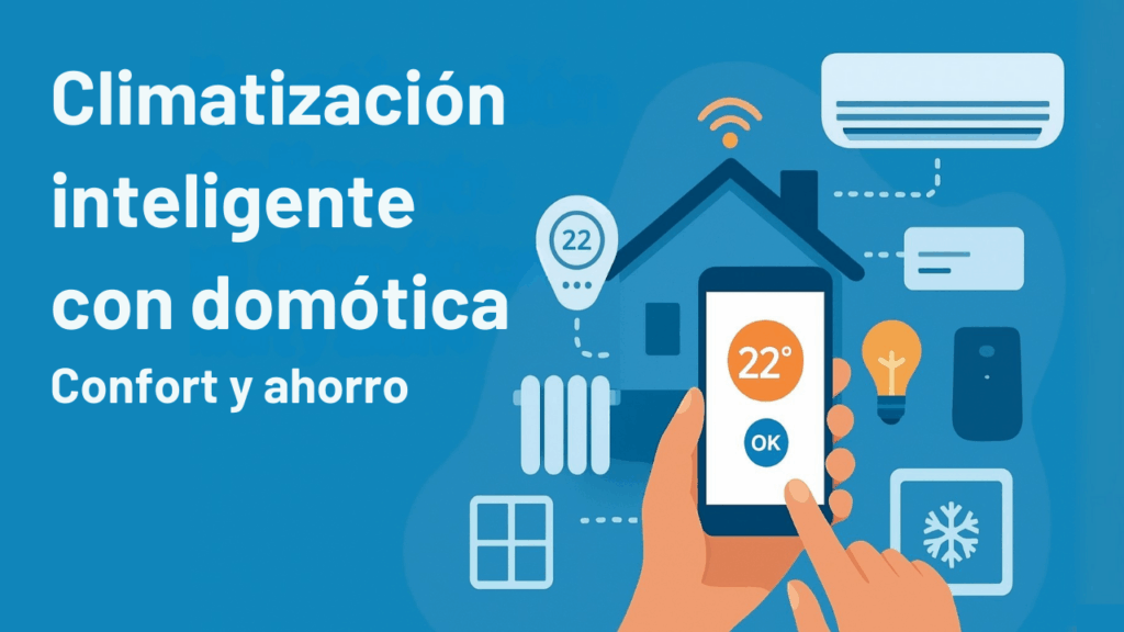 climatización inteligente con domótica