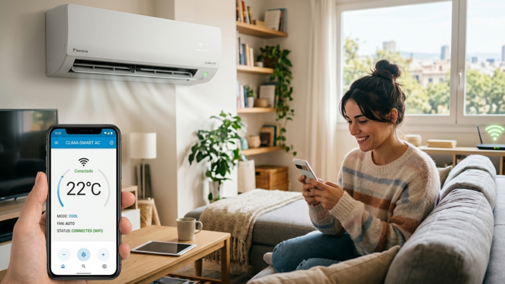 Cómo controlar el aire acondicionado desde el móvil
