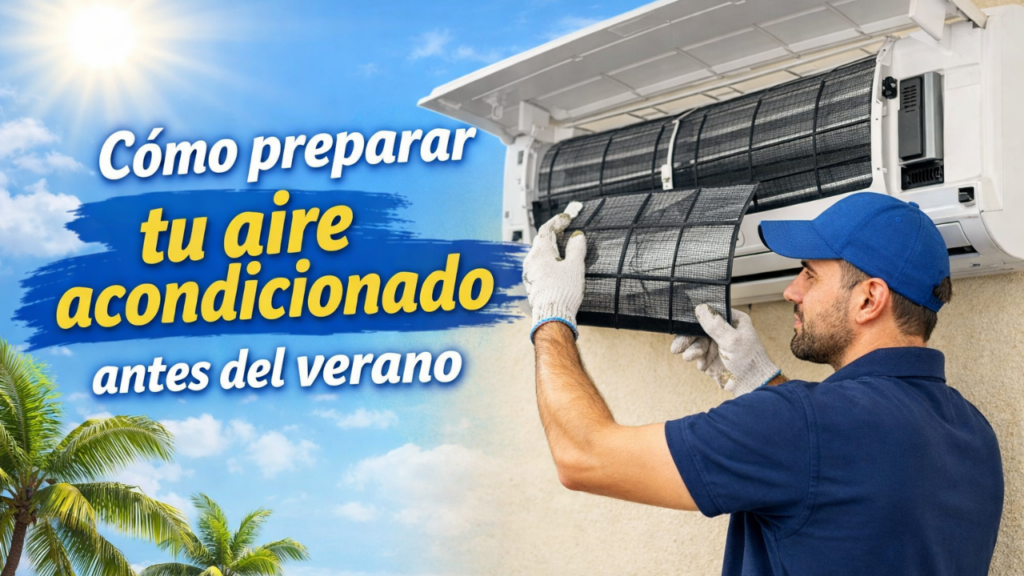 Cómo preparar tu aire acondicionado antes del verano