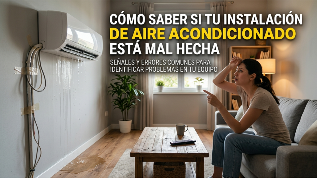 instalación de aire acondicionado