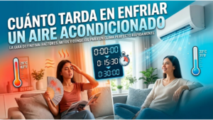 Cuanto tarda en enfriar un aire acondicionado
