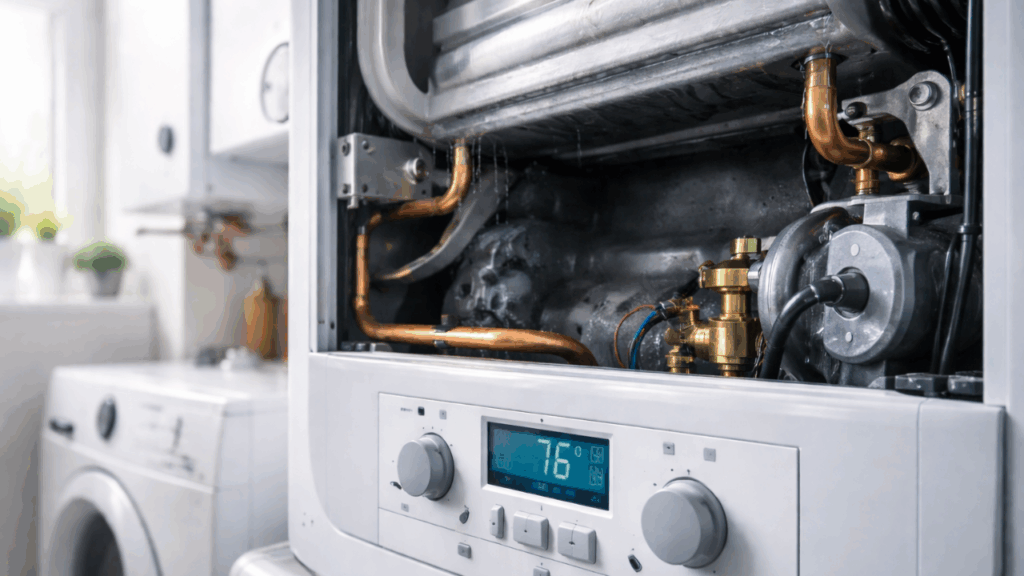 consumo excesivo de la caldera