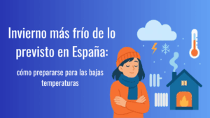 invierno más frío de lo previsto en España