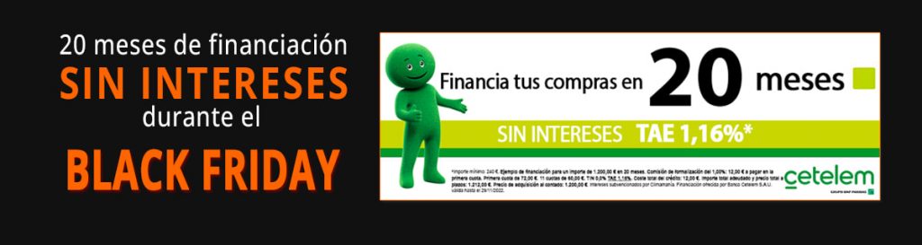 Financiación ClimaMania durante el BlackFriday