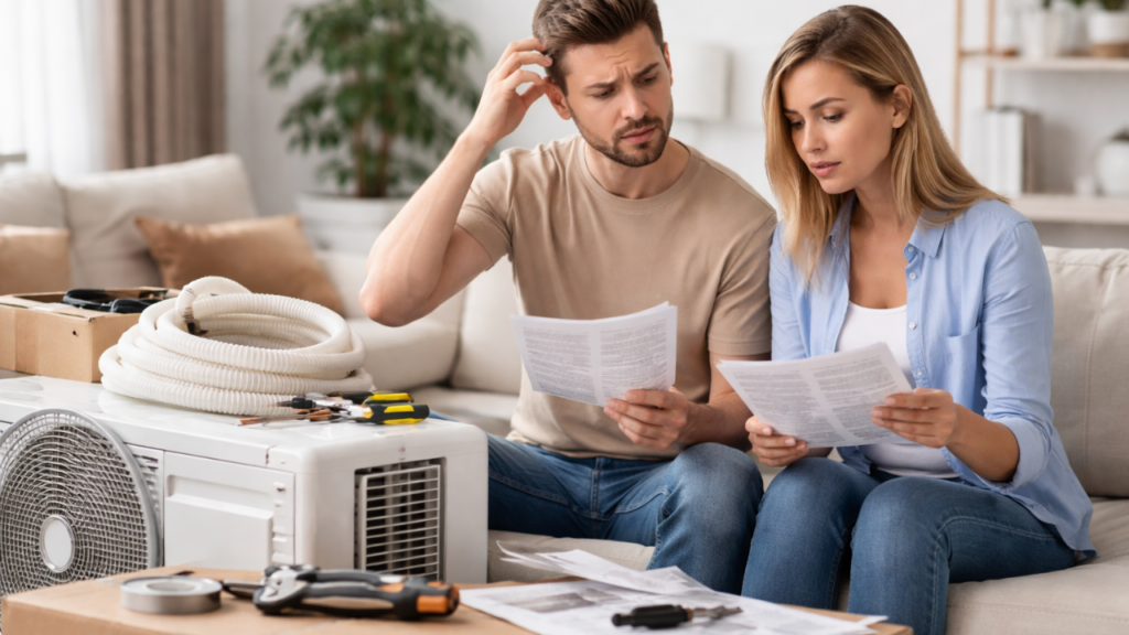 errores al comprar un aire acondicionado