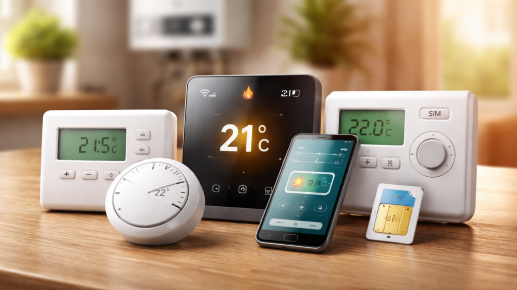 tipos de termostatos para caldera