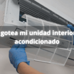 goteo del aire acondicionado