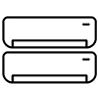 Multi Split Pared 2x1